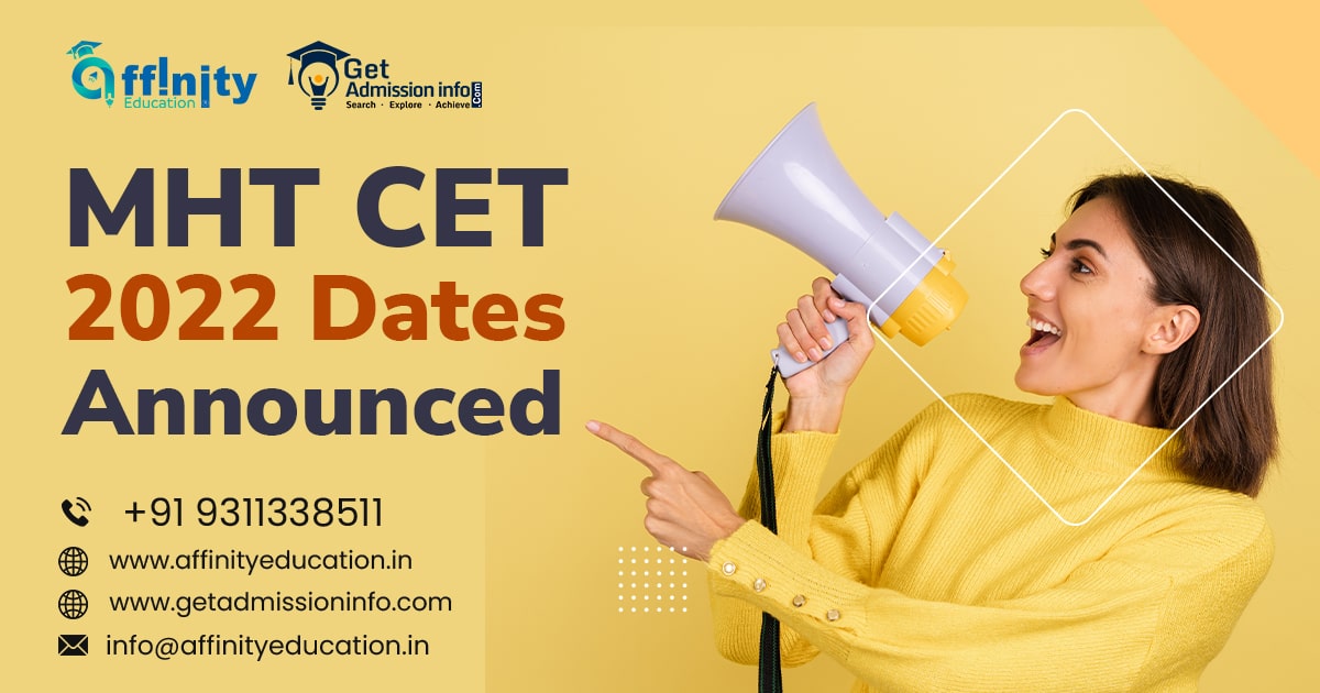 MHT CET 2022 Exam Dates Announced; Check Details